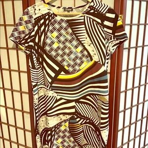 TILDON Multi-colored summer dress, Sz. XS